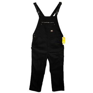 Timberland PRO Men's Ironhide Flex Bib Overalls Size XLT (45X34") Black Workwear